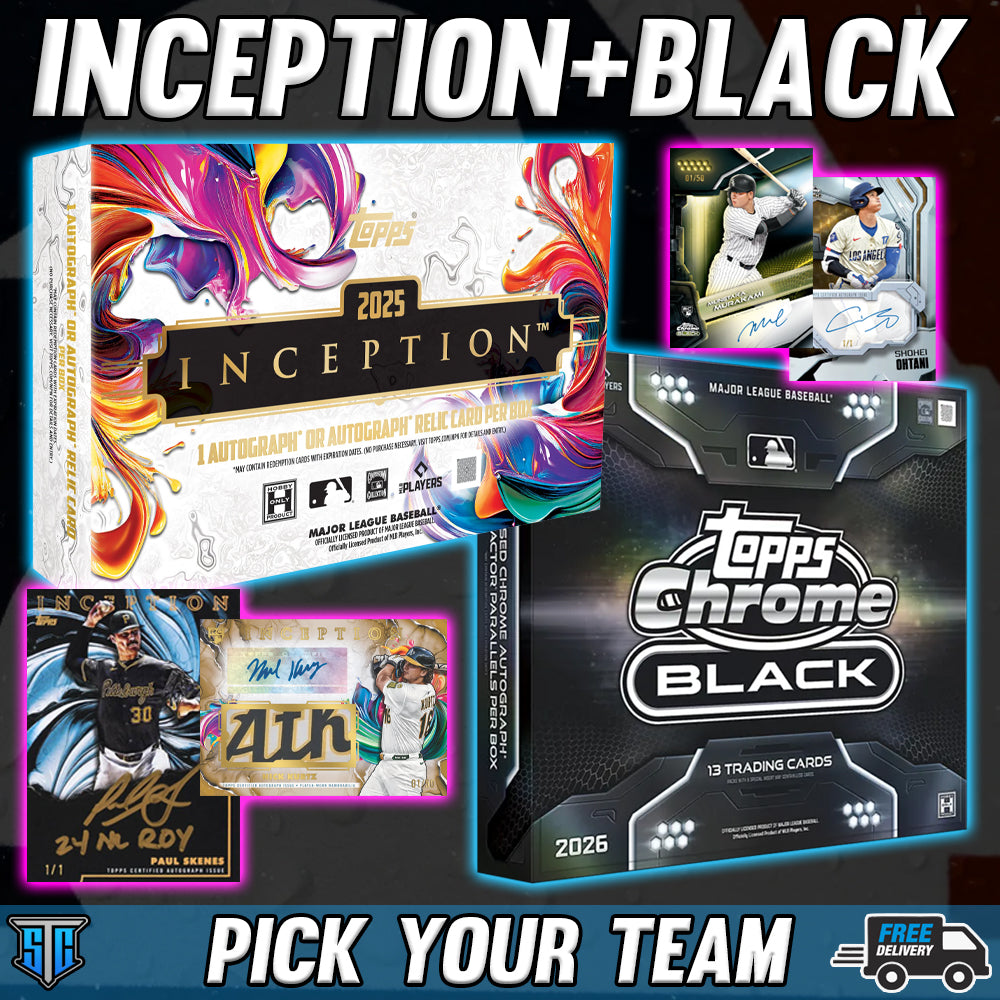 Break 1811 - MLB - Inception/Black Combo - PICK YOUR TEAM