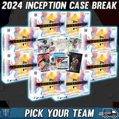 Break 1620 - MLB - 2024 Topps Inception FULL CASE! - PICK YOUR TEAM
