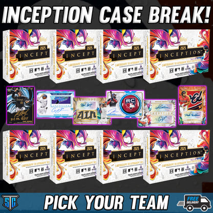 Break 1808 - MLB - *NEW RELEASE* 2025 Topps Inception FULL CASE! - PICK YOUR TEAM