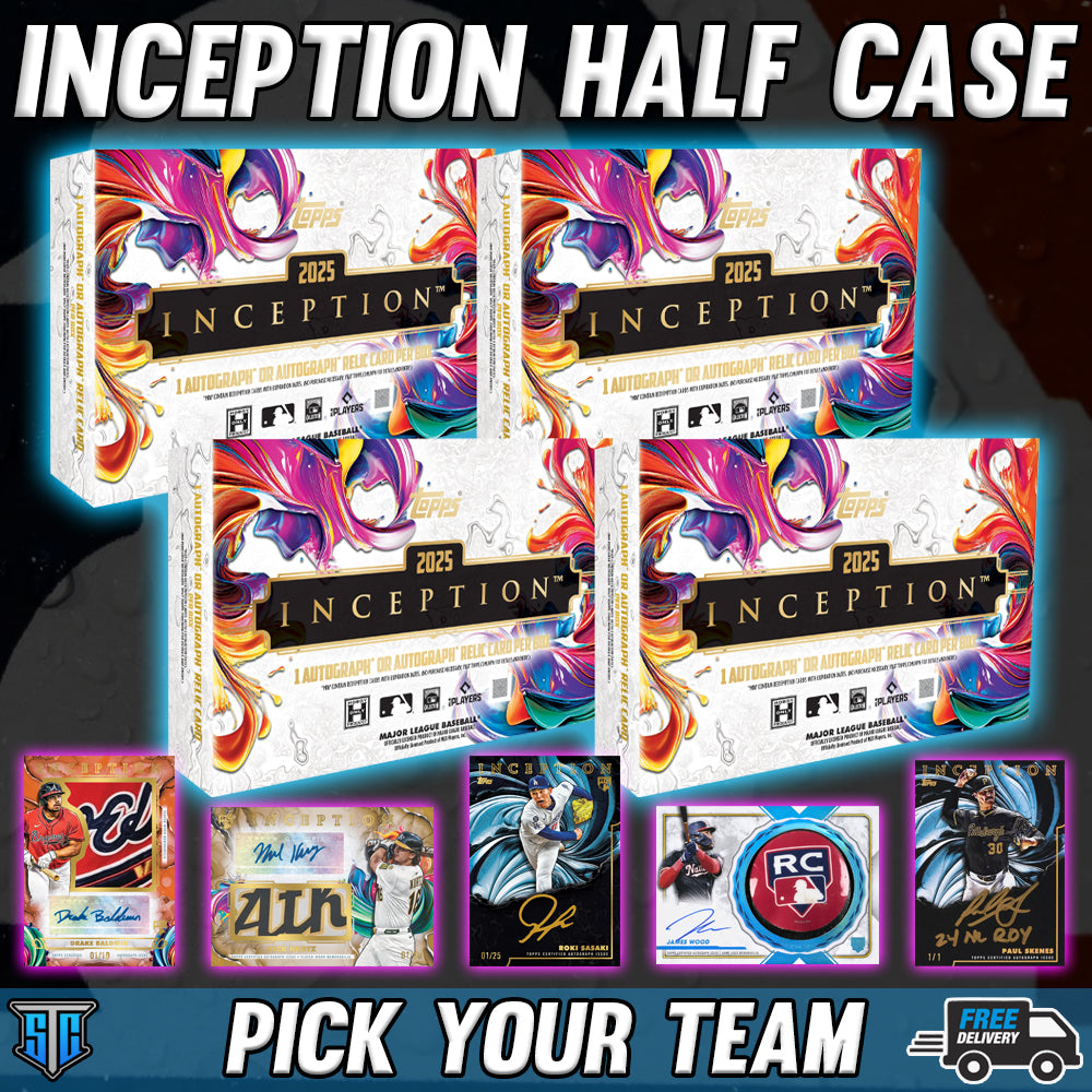 Break 1820 - MLB - 2025 Topps Inception HALF CASE! - PICK YOUR TEAM