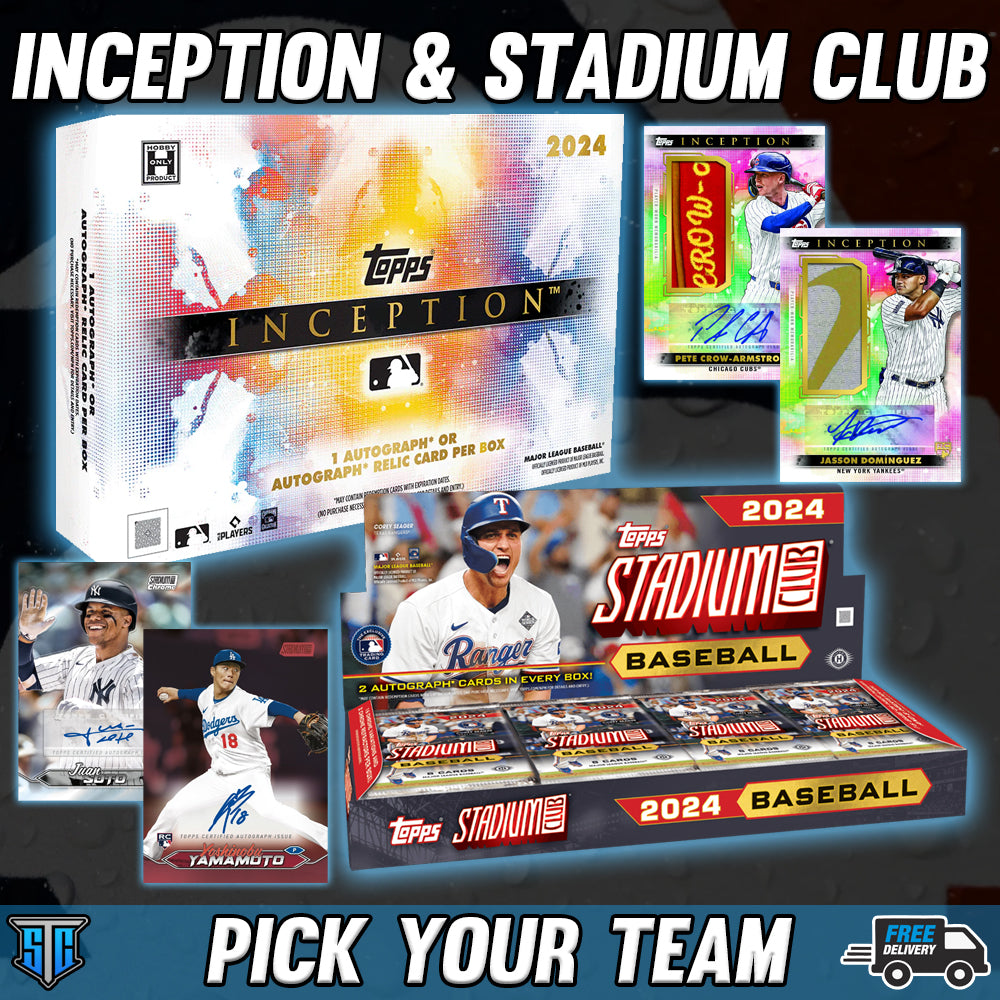 Break 800 - MLB - Inception & Stadium Club - PICK YOUR TEAM