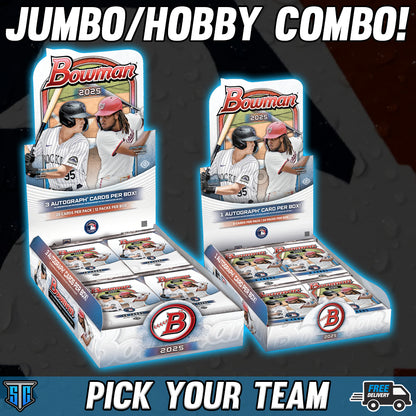 Break 676 - MLB - Bowman Jumbo/Hobby Combo - PICK YOUR TEAM