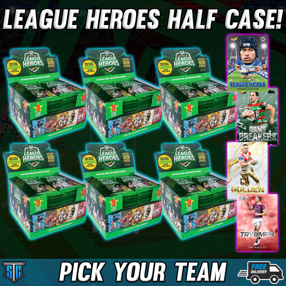 Break 1471 - NRL - League Heroes HALF CASE - PICK YOUR TEAM