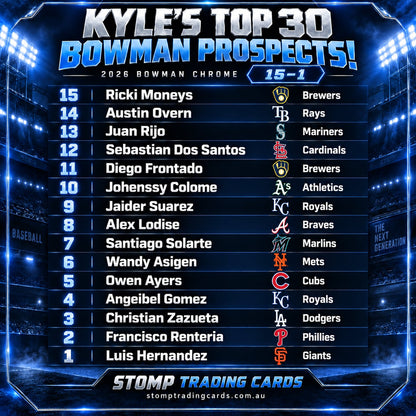 Break 2091- MLB - *NEW RELEASE* 2026 Bowman Chrome Combo! - PICK YOUR TEAM