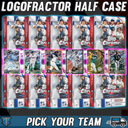 Break 2065 - MLB - Logofractor HALF CASE! - PICK YOUR TEAM