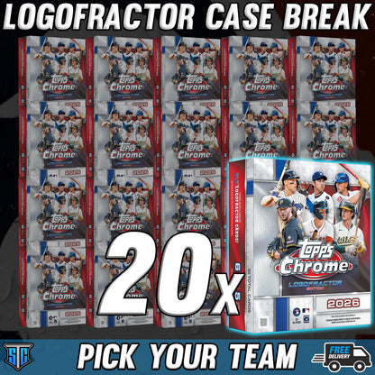 Break 2067 - MLB - Logofractor FULL CASE! - PICK YOUR TEAM