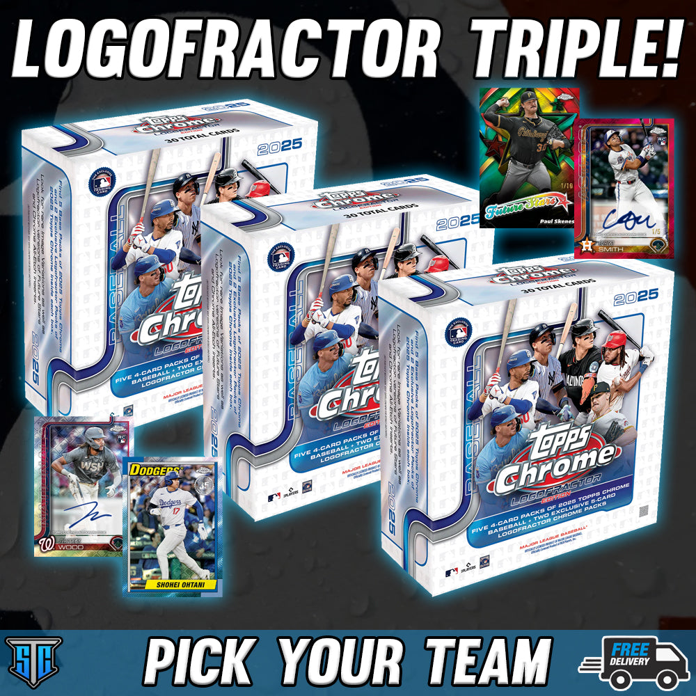 Break 956 - MLB - Topps Chrome Logofractor Triple! - PICK YOUR TEAM
