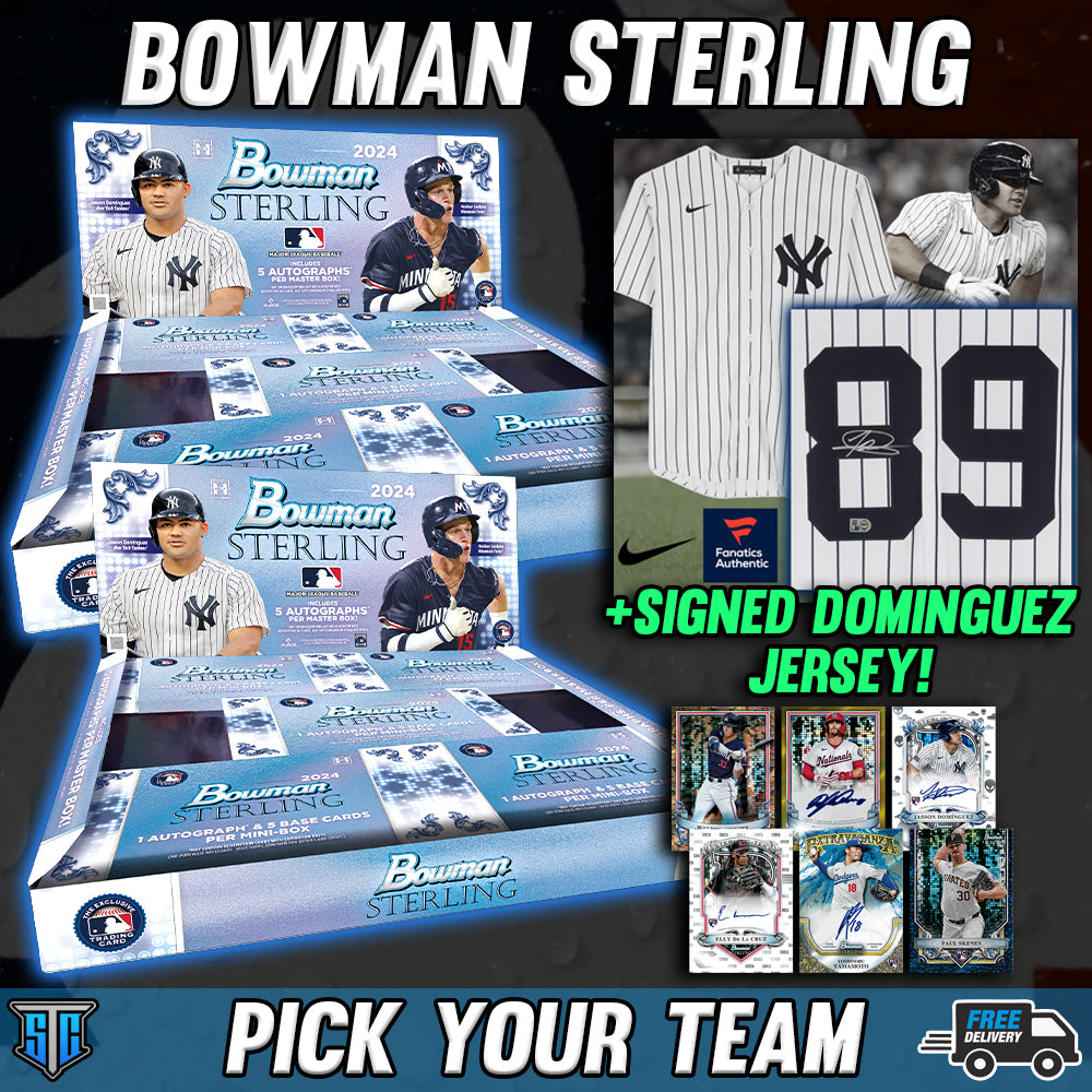 Break 384 - MLB - Bowman Sterling + MARTIAN SIGNED JERSEY! - Pick Your Team