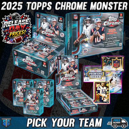 Break 1667 - NFL - 2025 Topps Chrome Monster - RELEASE DAY PRICING!