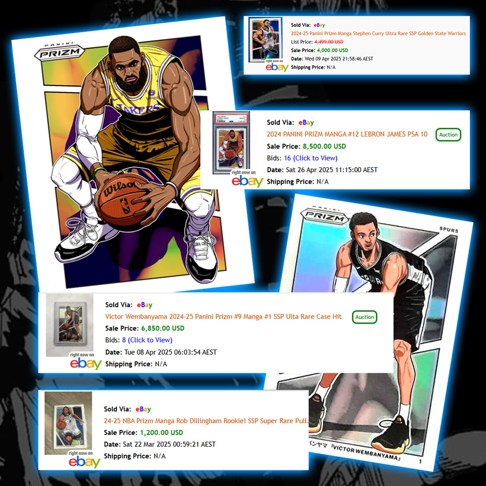 Break 609 - NBA - Prizm Manga Hunt - PICK YOUR TEAM