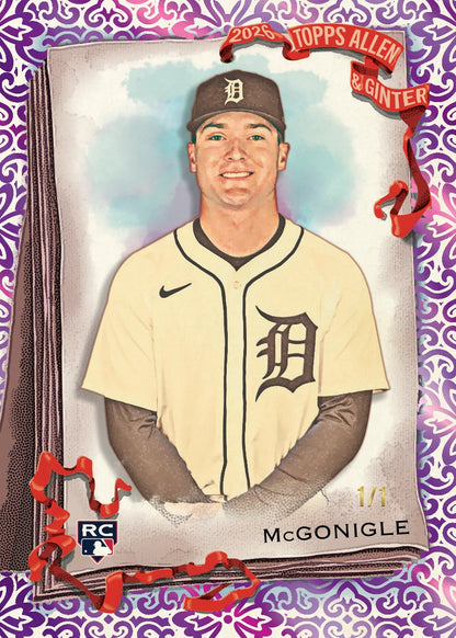 Break 2164 - MLB - NEW RELEASE 2026 Allen & Ginter Hobby HALF CASE (2ND HALF) - PICK YOUR TEAM