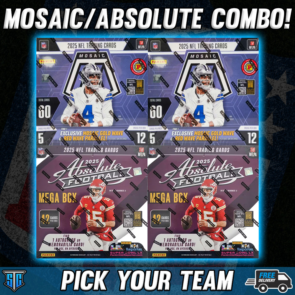 Break 1226 - NFL - Mosaic/Absolute Combo - PICK YOUR TEAM