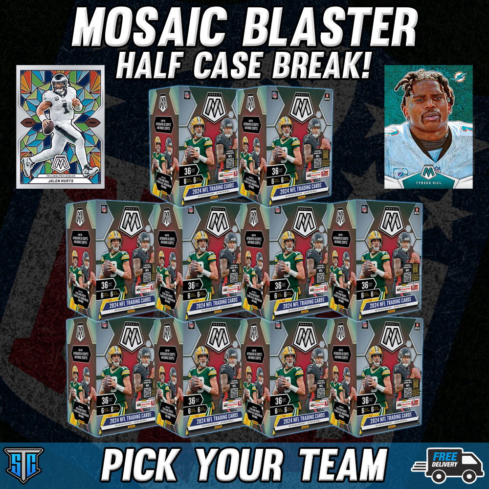 Break 096 - NFL - Mosaic Blaster Half Case! - PICK YOUR TEAM
