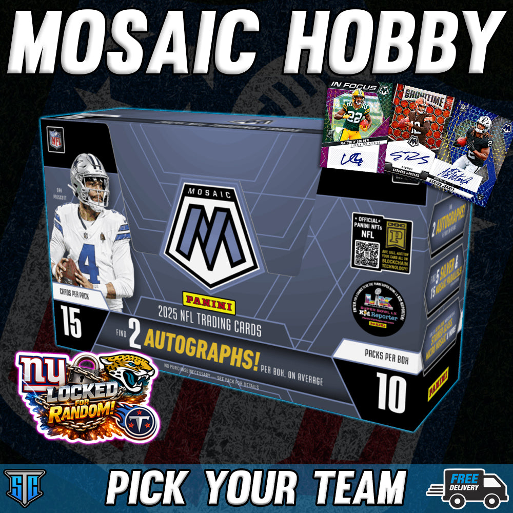 Break 1615 - NFL - Mosaic Hobby - PICK YOUR TEAM