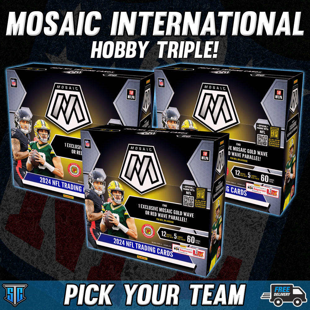 Break 114 - NFL - Mosaic Int. Hobby Triple - Pick Your Team