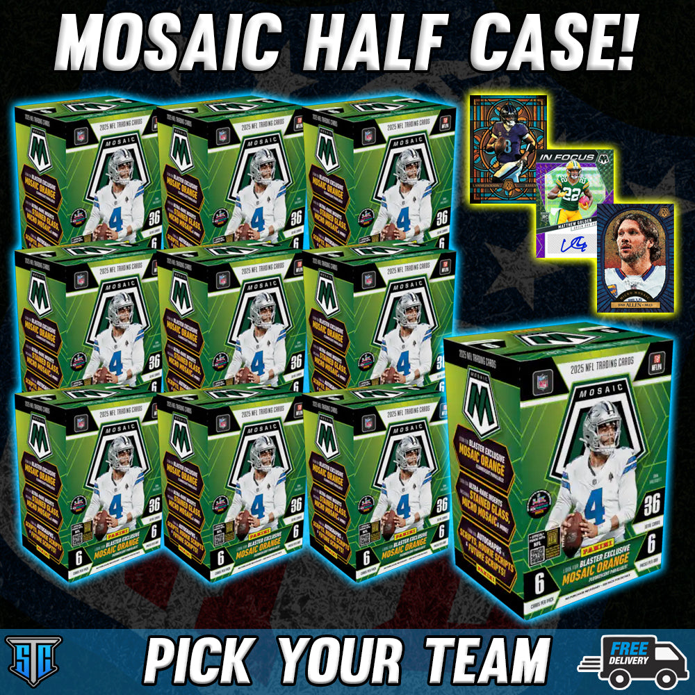 Break 1603 - NFL - 2025 Mosaic Blaster HALF CASE! - PICK YOUR TEAM
