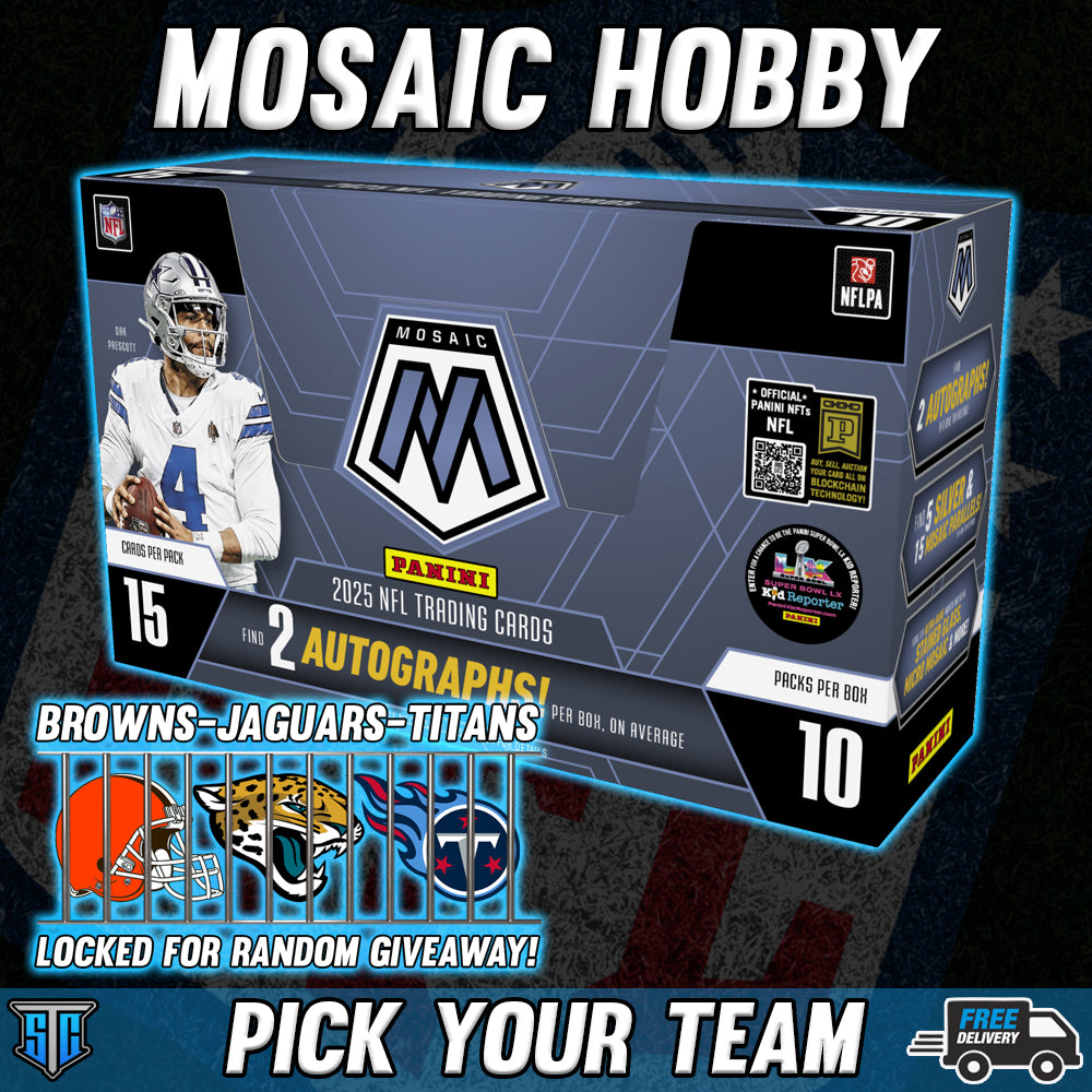 Break 1219 - NFL - Mosaic Hobby - PICK YOUR TEAM