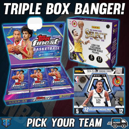 Break 903 - NBA - Triple Box Banger - PICK YOUR TEAM