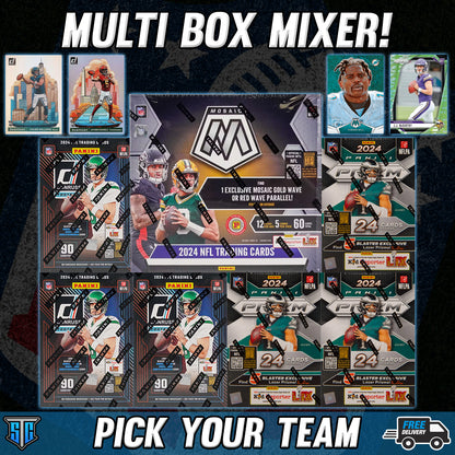 Break 123 - NFL - Multi Box Mixer - Pick Your Team