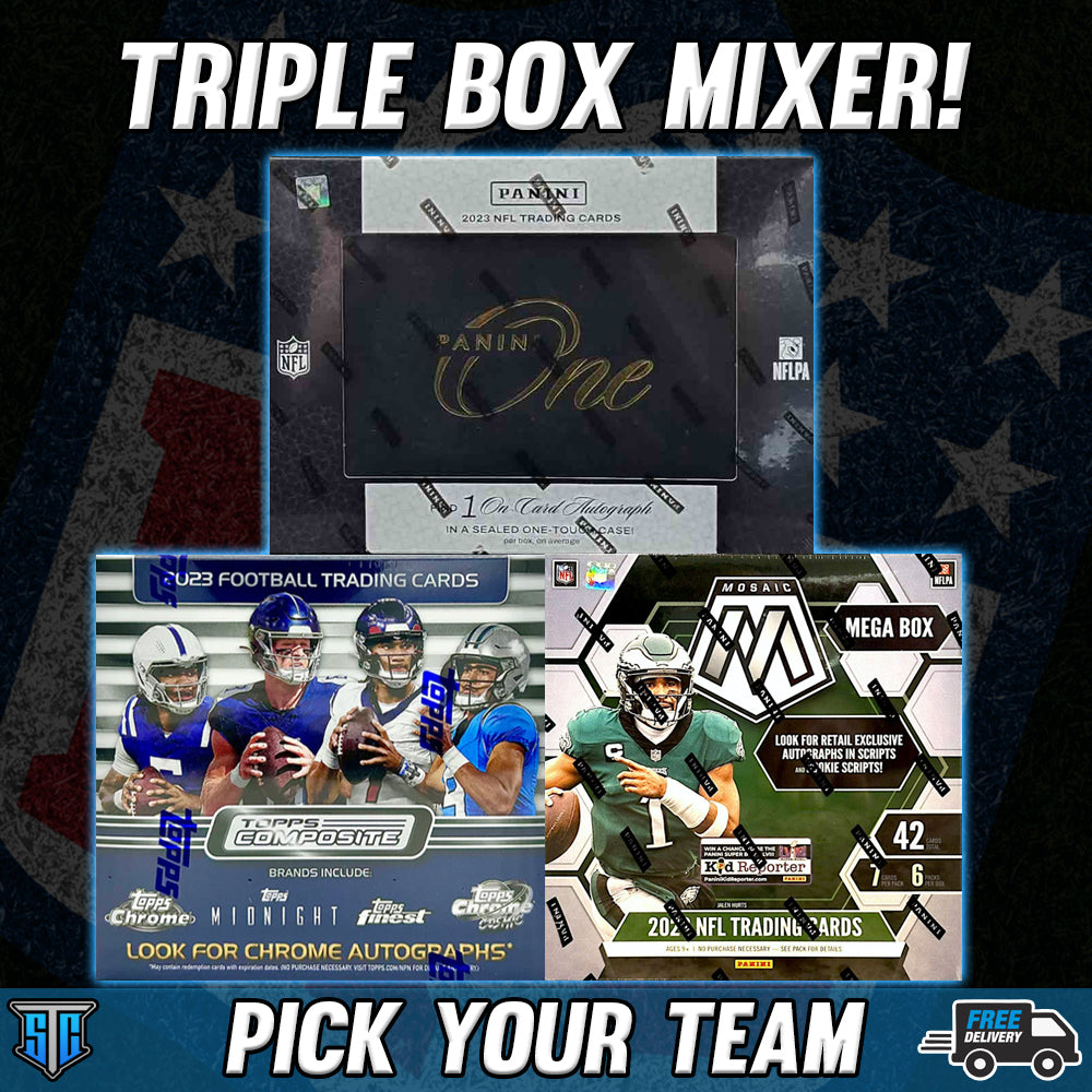 Break 083 - NFL - Triple Box Mixer - PICK YOUR TEAM!