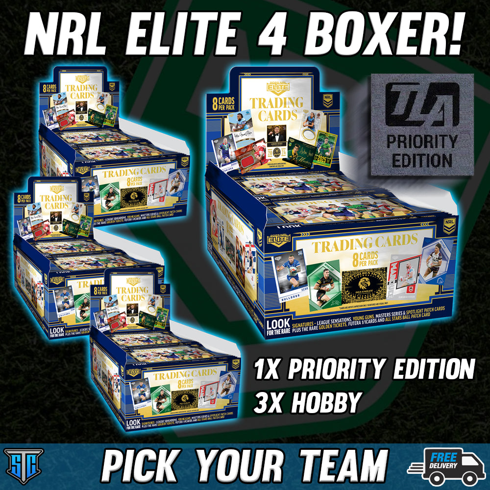 Break 914 - NRL - Elite 4 Boxer w/ Priority Box! - PICK YOUR TEAM