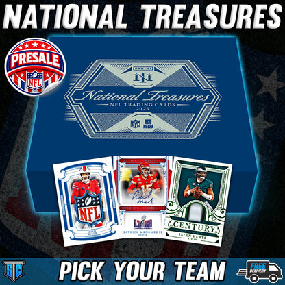 Break 1448 - NFL - 2025 National Treasures - PRESALE!