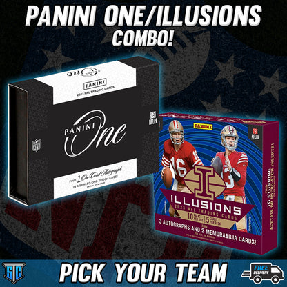 Break 071 - NFL - Panini One & Illusions Combo - PICK YOUR TEAM!