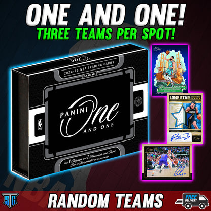 Break 1577 - NBA - One and One - THREE TEAMS PER SPOT