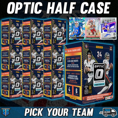 Break 672 - NFL - Optic Blaster Half Case - PICK YOUR TEAM