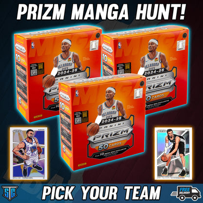 Break 609 - NBA - Prizm Manga Hunt - PICK YOUR TEAM