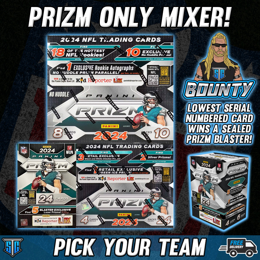 Break 147 - NFL - Prizm Only Mixer - PICK YOUR TEAM