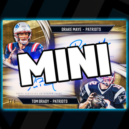 Discounted Mini for PATRIOTS & more! - Break 2064 - NFL - Chrome Black Half Case