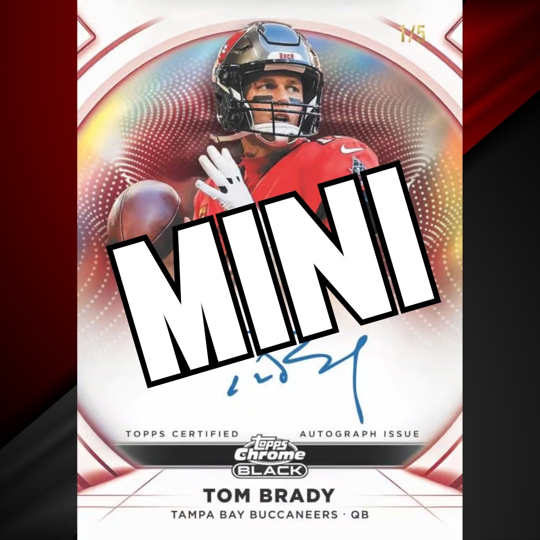 Mini for BUCCS & More! - Break 1875 - NFL - Chrome Black Half Case