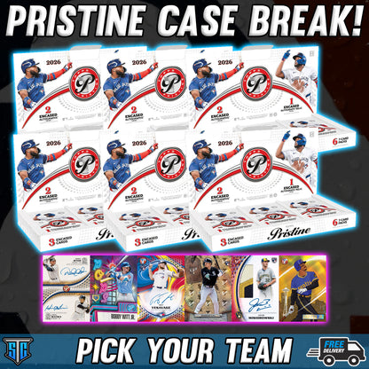 Break 2008 - MLB - NEW RELEASE - 2026 Topps Pristine FULL CASE! - PICK YOUR TEAM