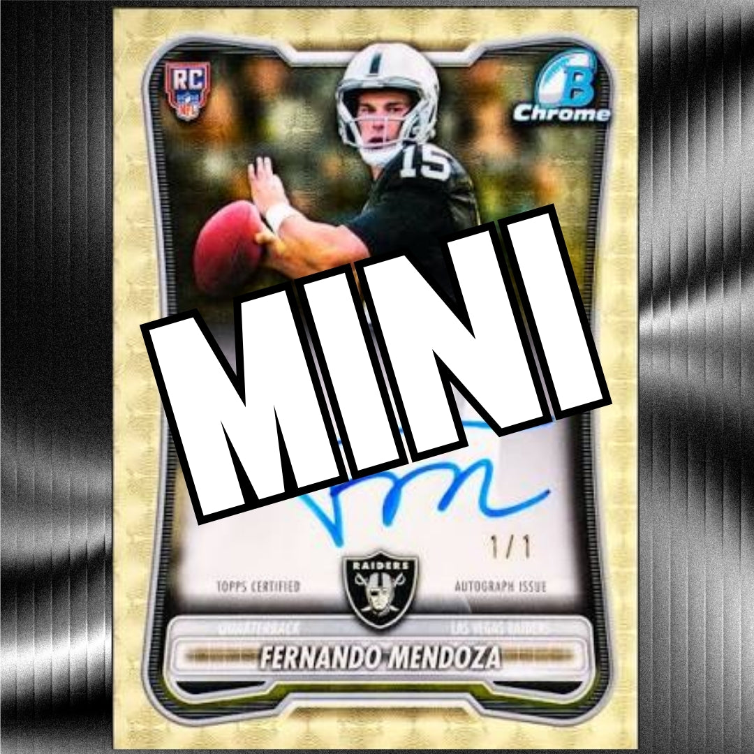 COIN FLIP MENDOZA MINI! - Break 2165 - NFL - Bowman Jumbo Combo – Stomp ...