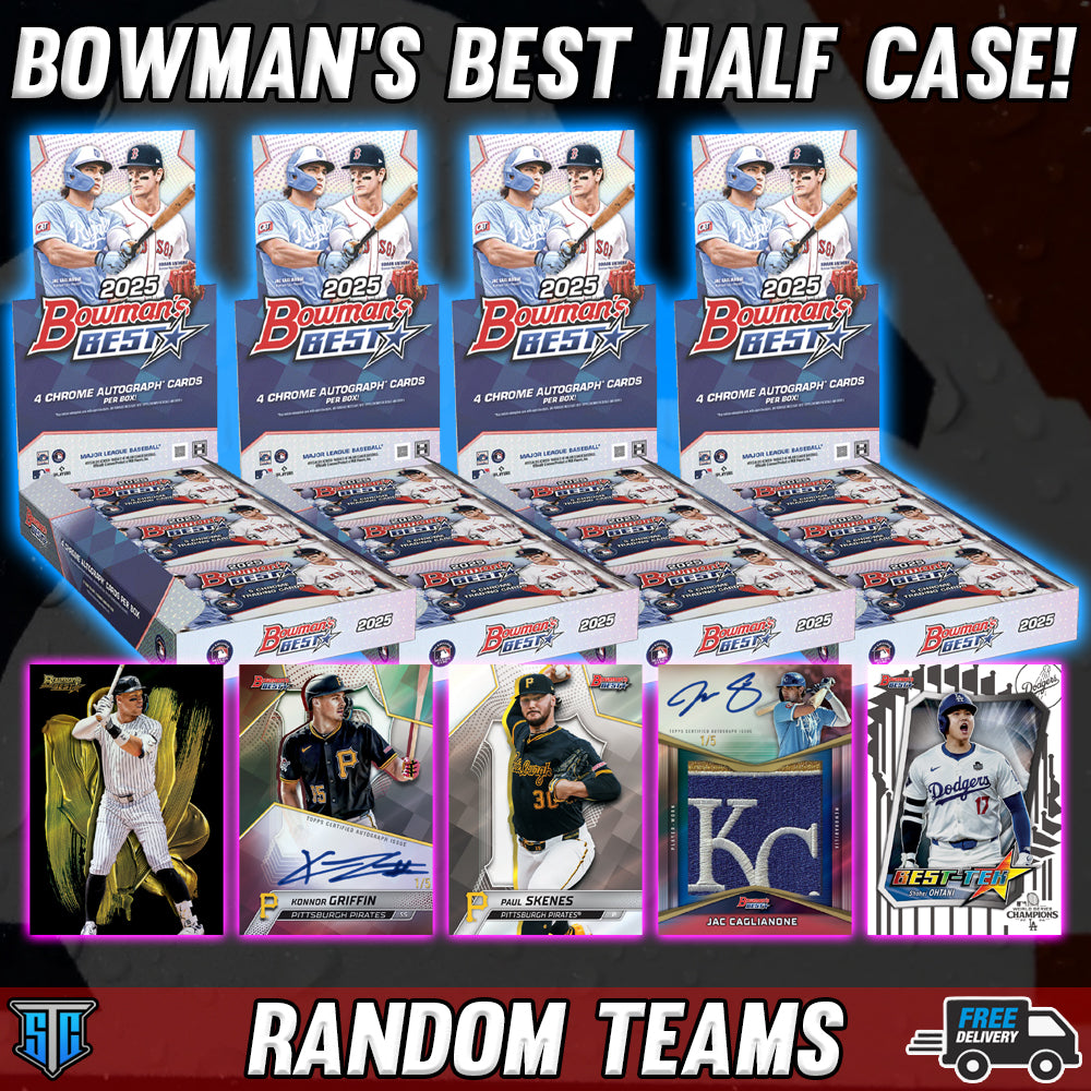 Break 1520 - MLB - NEW RELEASE 2025 Bowman's Best Half Case! - RANDOM TEAMS