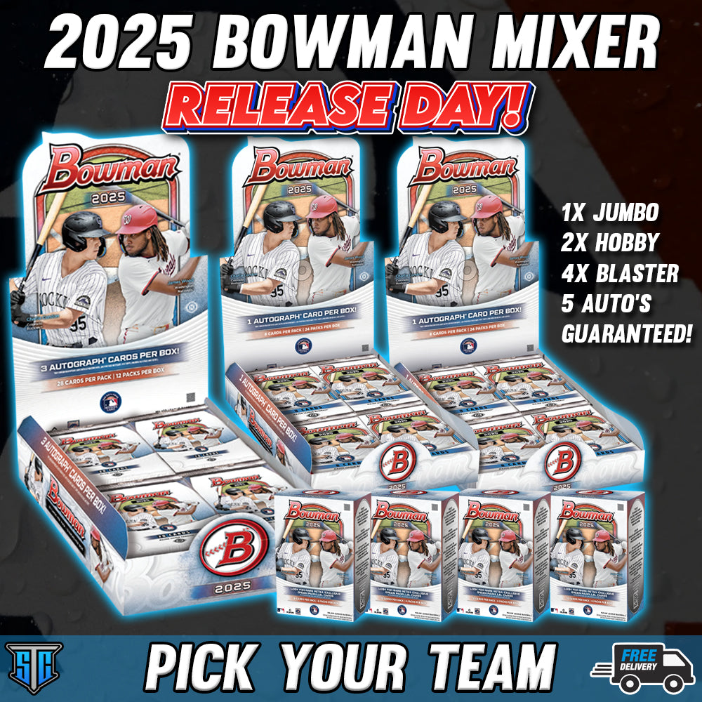 Break 582 - MLB - 2025 Bowman Release Day Monster! - PICK YOUR TEAM
