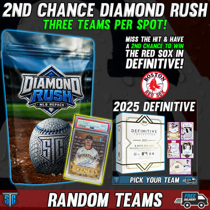 Break 1866 - MLB - 2nd Chance Diamond Rush! - THREE TEAMS PER SPOT!