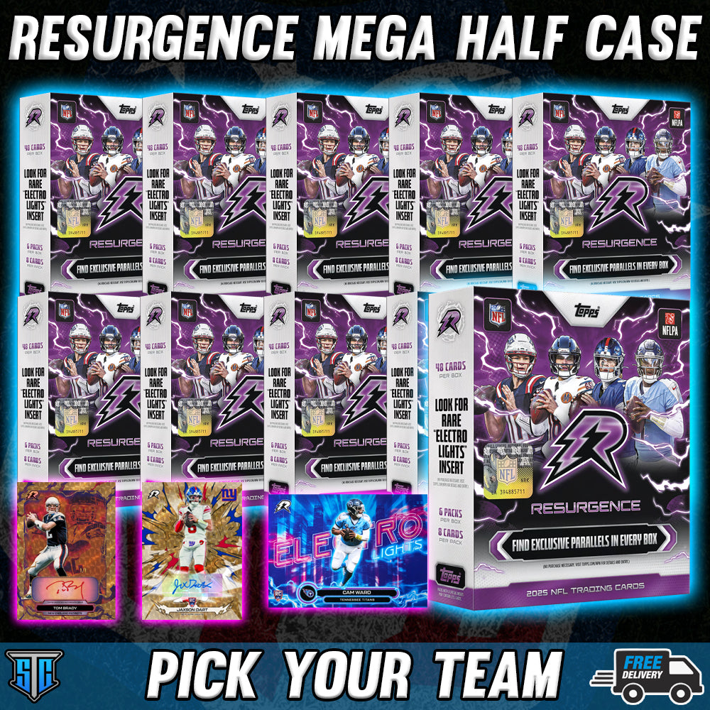 Break 2022 - NFL - Resurgence Mega HALF CASE - PICK YOUR TEAM