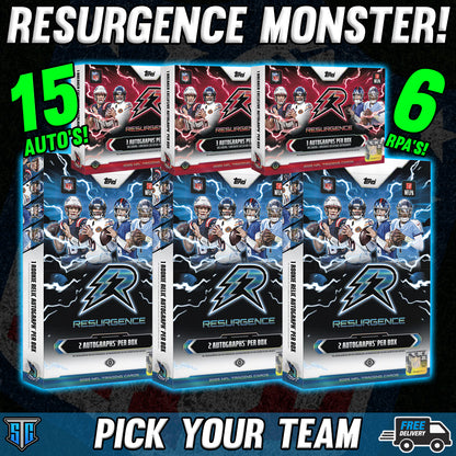 Break 2011 - NFL - Resurgence Monster - PICK YOUR TEAM