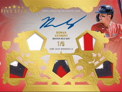 Break 2213 - MLB - NEW RELEASE Topps Five Star CASE BREAK! - PICK YOUR TEAM