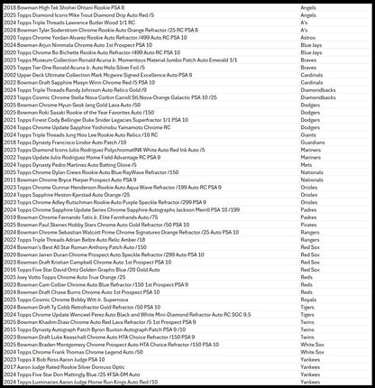 Break 1758 - MLB - Into the Orbit Repack Double! - THREE TEAMS PER SPOT!