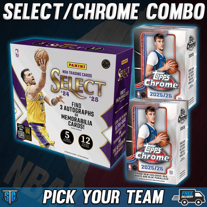 Break 1446 - NBA - Select/Chrome Combo - PICK YOUR TEAM!