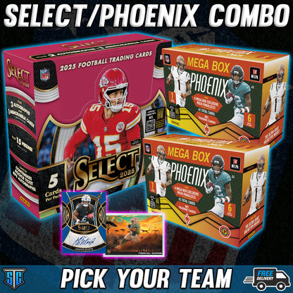 Break 1489 - NFL - Select/Phoenix Combo! - PICK YOUR TEAM