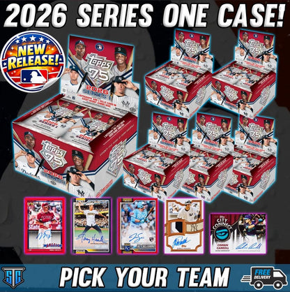 Break 1420 - MLB - 2026 Topps Series 1 Jumbo FULL CASE!  - PICK YOUR TEAM