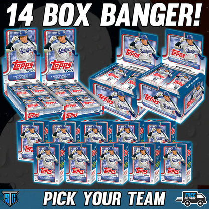 Break 697 - MLB - Topps Series Two 14 Box Banger! - PICK YOUR TEAM
