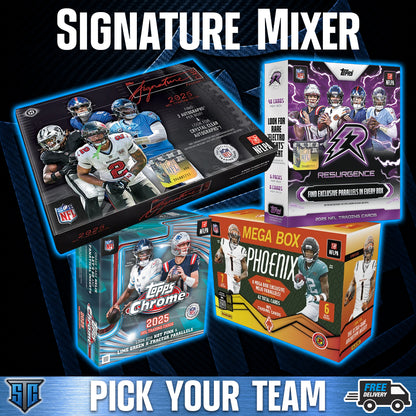 Break 2108 - NFL - Signature Mixer - PICK YOUR TEAM