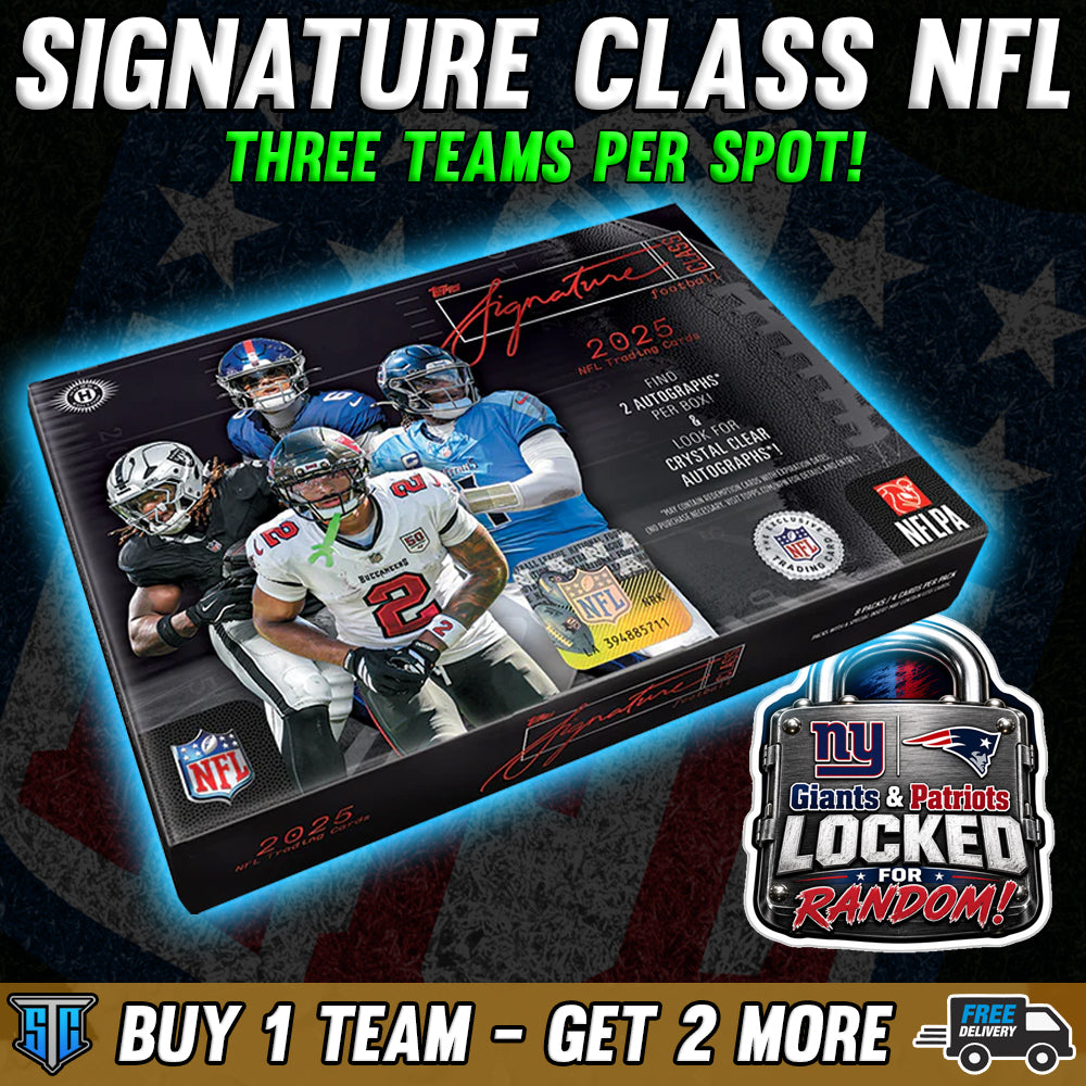 Break 1850 - NFL - Signature Class - BUY ONE, GET TWO FREE!