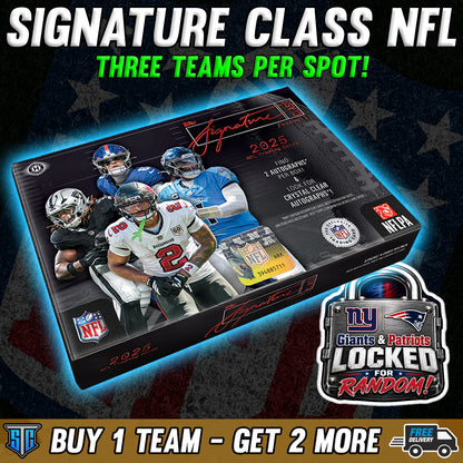 Break 1850 - NFL - Signature Class - BUY ONE, GET TWO FREE!