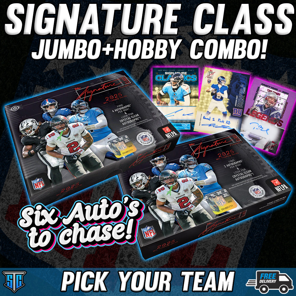 Break 1786 - NFL - Signature Class Jumbo/Hobby Combo! - PICK YOUR TEAM